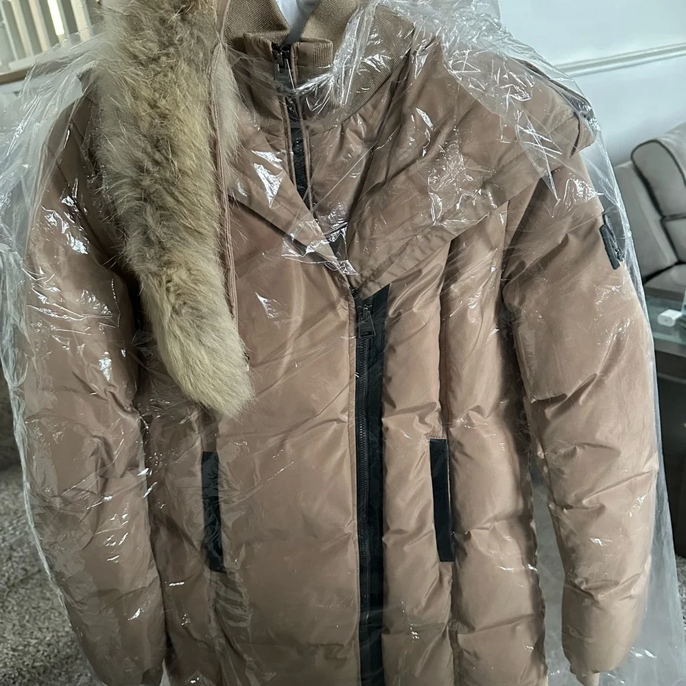 Mackage Tan Puffer Jacket - Picture 1 of 6